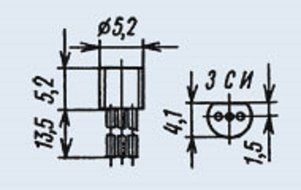 Transistors silicon KP501A analogue ZVN2120 USSR 20 pcs N2