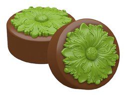 SpinningLeaf Acanthus Rosette Sandwich Cookie Mold N3