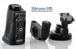 Full HD Extreme Sports Action Camera "Xtreme HD" - 1080p, Waterproof, Automatic Image Orientation N7