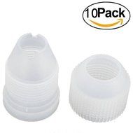 10 Pack Small Size Coupler Adaptor Icing Piping Nozzle Bag Cake Flower Pastry Decoration Tool N5