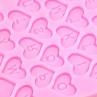 Julyshop Heart Alphabet Letter Mold Silicone Decorating Chocolat Fondant Cake Mould Tool N8