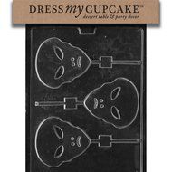 Dress My Cupcake DMCK100 Chocolate Candy Mold, Alien Lollipop