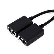 HDMI Extender Over RJ45 CAT5e CAT6 Cable UTP LAN Ethernet Balun Extender Repeater Cable-1080P 3D-30m N9