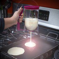 Holuck Cake Batter Distributor Batter Dispenser with Measuring Label DIY Cake Pancakes,with24 silicone baking... N2