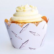 Fire Truck Flame Theme Cupcake Wrappers, Blaze, Confetti Couture Party Supplies, 36 Wraps N2