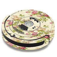 Skin Decal Vinyl Wrap For IRobot Roomba 650 655 Vacuum / Charming Flowers Trendy