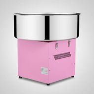 OrangeA 1030 Watts Stainless Steel Cotton Candy Machine with Cart and Cover &ndash; Pink N34