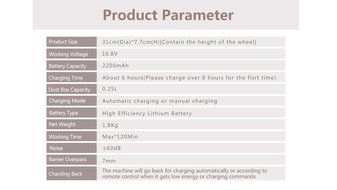 PUPPYOO Intelligent Robotic Vacuum Cleaner Self-Charging &amp; Side Brush for Home Remote Control Household Robot... N8