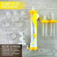 Mom Cake Pen | Complete Set of 14 Electric Icing Cupcake Cake Pastry Decoration Pen Tool Kit with Deco Tips E-Book... N9