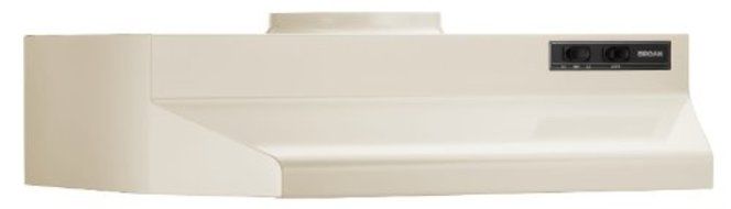Broan 423001 ADA Capable Under-Cabinet Range Hood, 190 CFM 30-Inch, White