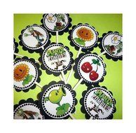 30 Party &quot;Plants vs Zombies&quot; Dimensional Cupcake Toppers Sticks N3