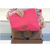 EVTECH(TM) Durable Deluxe Insulated Lunch Cooler Picnic Bag Ice pack Lunch Bags For Can Fruit Beverages Salad N9