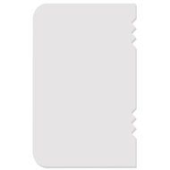 Knights Bridge Global Local PME Patterned Edge Plastic Side Scrapers, Set of 4 N3