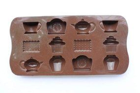 12 Cavity Classic Silicone Chocolate Mold Chocolate Craft Candy Baking