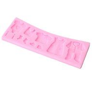 Baby Shower Clothes Hanger Cake Decorating Fondant Silicone Mold Chocolate Candy Cupcake Mold N3