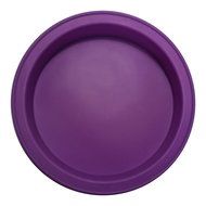 Round Cake Pan, 9-inch Diameter, 100% Food Grade Premium Nonstick Silicone, Bakeware by Happy Cook N2
