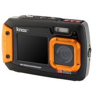 Knox Dual LCD Display 20MP Waterproof &amp; Shockproof Digital Camera (Purple) N25