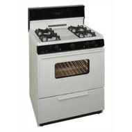Premier SMK240TP Biscuit 30" Electronic Spark Gas Range with 3.9 Cu. Ft. Capacity Four Sealed Burners Heavy-Duty... N2