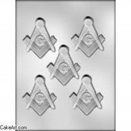 Cake Art - 3&quot; Masonic Emblem Mold (5)