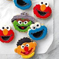 Lovely Mold :4x Elmo Fondant Cake Cupcake Decorating Cookie Biscuit Plunger Cutter Mold Tools N3