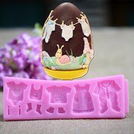 Anyana Baby Clothes Socks Shoes Silicone Fondant Mold Cake Decorating Pastry Gum Pastry Tool Kitchen Tool Sugar...