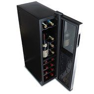 Wine Enthusiast Silent 18-Bottle Dual-Zone Slimline Wine Refrigerator in Black Model#272 03 18 05 N2