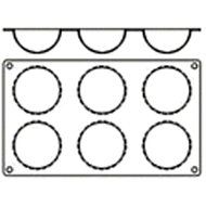 Matfer Bourgeat Silicone Gastroflex Half Round Mold 257904 N2