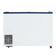 351L Curved Glass Sliding Double Doors Ice Cream Merchandise Display Showcase Deep Freezers Commercial Refrigerator... N3