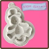 Sugar Buttons Cupcake Fondant Icing Embellishment Mould: Snowman Mould