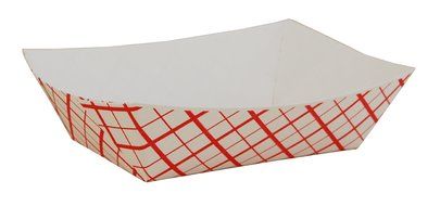 Southern Champion Tray Southland Paperboard Red Check Food Tray (Multiple Sizes Available) N26