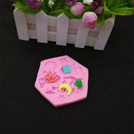 Zeroyoyo Halloween Pumpkin Silicone Mold Fondant Cake Mold Cupcake Decoration Tool N6