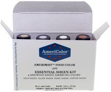 AmeriColor AmeriMist Essential Sheen Air Brush Kit , 0.65 Ounce, 4 Pack Kit