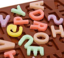 Yunko Alphabet Letter Ice Cube Mold Chocolate Candy Sugar Mold Cake Decorating Mold Tool N5