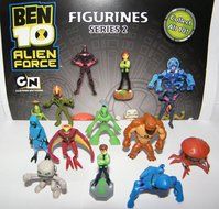Ben 10 Alien Force Figures - Vending Machine Toys