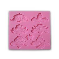 Allforhome 7 cavity Chocolate Candy Jello 3d Magic Lamp retro shape Silicone Fondant Lace Mold DIY Cake Decorating... N2