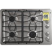 GE JGP333SETSS 30" Stainless Steel Gas Sealed Burner Cooktop N5