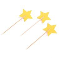 Whitelotous 10pcs Star Cake Inserted Card Decor Dessert Muffin Cupcake Toppers for Picnic Wedding Baby Shower... N16