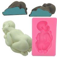 Okallo Products Large Silicone Baby Shaped Mold for Candies, Baby Showers and More! N6