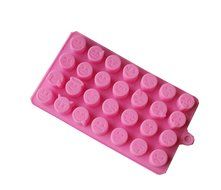 Emoji Expression DIY Silicone Mold For Cake Chocolates Candy Ice Baking (Pink) N5