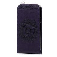 Badalink Galaxy S5 Mini Up-Down Open Folio Flip Case Kickstand Vertical PU Leather Embossed Totem Magnetic Snap... N24