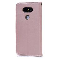 LG G5 Case,LG H868 Case - Wallet Folio Flip Magnetic Smart Closure Embossed Butterflies PU Leather Case with Stand... N67
