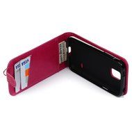 Badalink Galaxy S5 Mini Up-Down Open Folio Flip Case Kickstand Vertical PU Leather Embossed Totem Magnetic Snap... N25