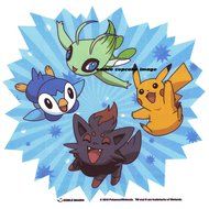 12 Edible Pokemon Image Cupcake Toppers