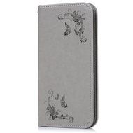 LG G5 Case,LG H868 Case - Wallet Folio Flip Magnetic Smart Closure Embossed Butterflies PU Leather Case with Stand... N72
