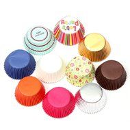 KINGSO 50Pcs DIY Paper Cupcake Cases Wrapper Liners Baking Muffin Home Wedding Party N5