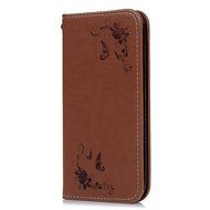 LG G5 Case,LG H868 Case - Wallet Folio Flip Magnetic Smart Closure Embossed Butterflies PU Leather Case with Stand... N74