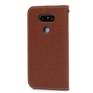 LG G5 Case,LG H868 Case - Wallet Folio Flip Magnetic Smart Closure Embossed Butterflies PU Leather Case with Stand... N75