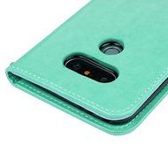 LG G5 Case,LG H868 Case - Wallet Folio Flip Magnetic Smart Closure Embossed Butterflies PU Leather Case with Stand... N80
