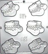 Baby Booties Chocolate Candy Mold Baby Shower 627