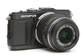 Japanhobbytool Olympus Pen E-PL5 &amp; E-PL6 Camera Leather Decoration Sticker Leica1 type 4008 Black N5